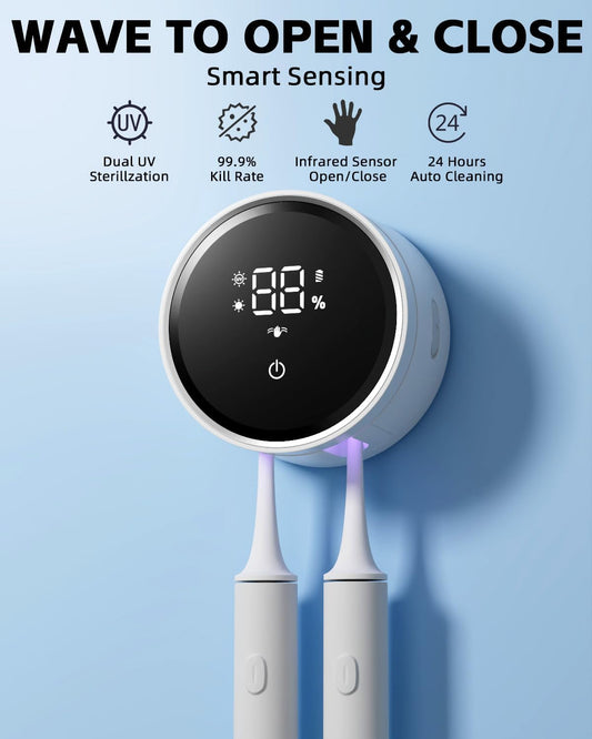 Smart Toothbrush Sanitizer Holder