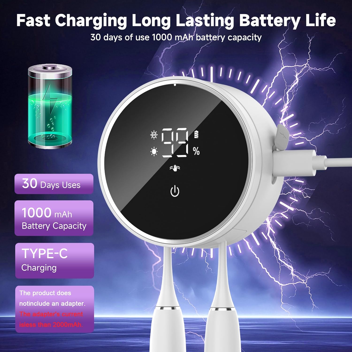 UV Smart Toothbrush Sanitizer